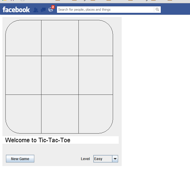 Facebook TicTacToe